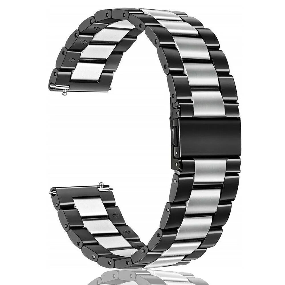 Bracelet acier Amazfit GTR Mini (noir/argent)