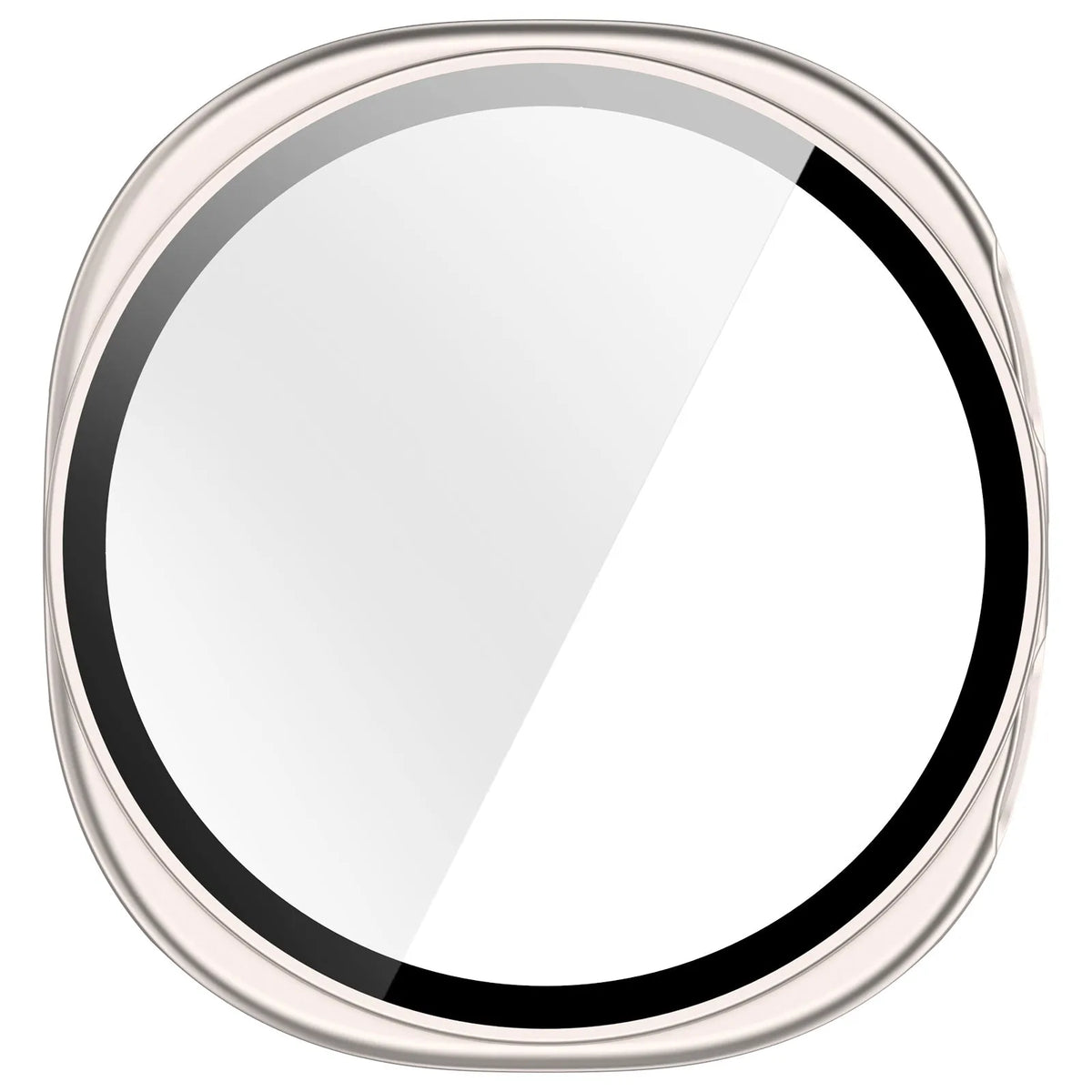 Coque rigide avec verre Samsung Galaxy Watch 8 - 40mm / 9 - 40mm (lumière stellaire)