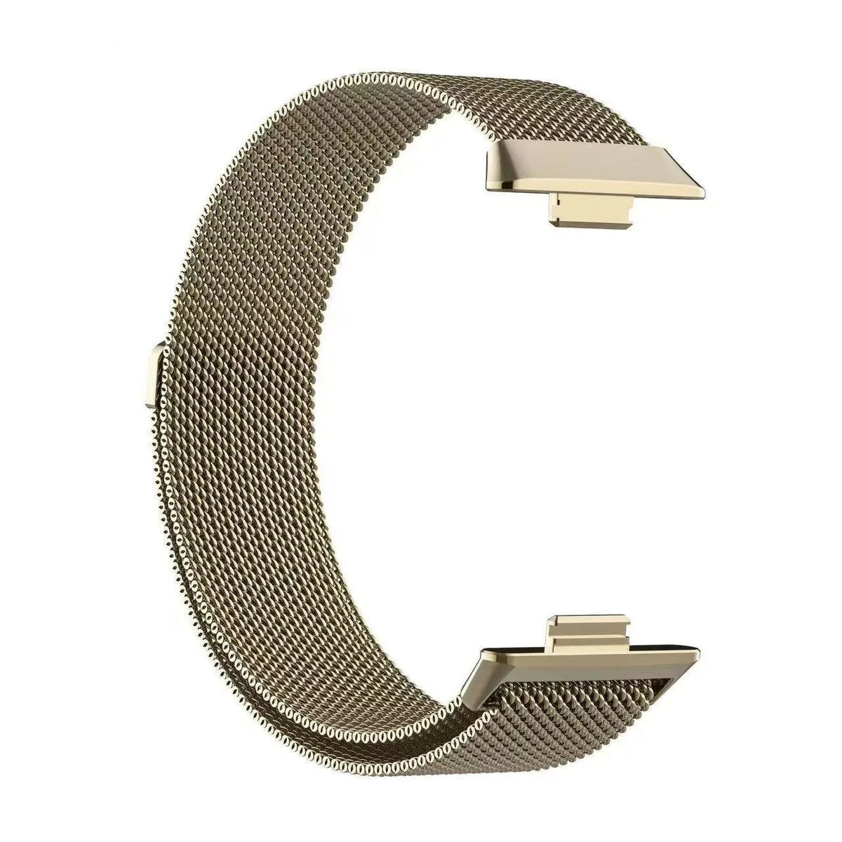Milanese Strap, starlight, without a watch, 3/4 front view