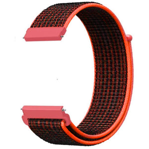 Bracelet nylon Amazfit GTR 4 (noir/orange)