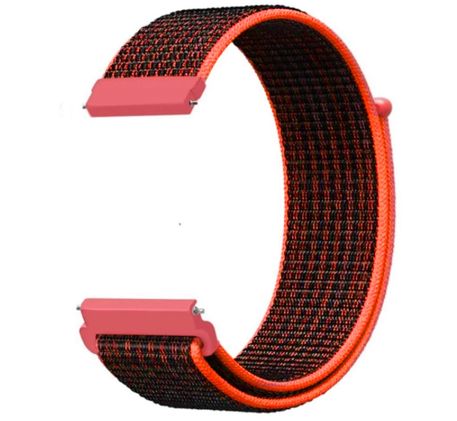 Bracelet nylon Amazfit GTR 4 (noir/orange)