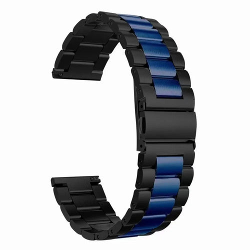 Steel Strap, black/blue, without a watch, 3/4 front view