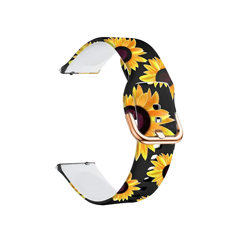 Print Silicone Strap, without a watch, 3/4 front view