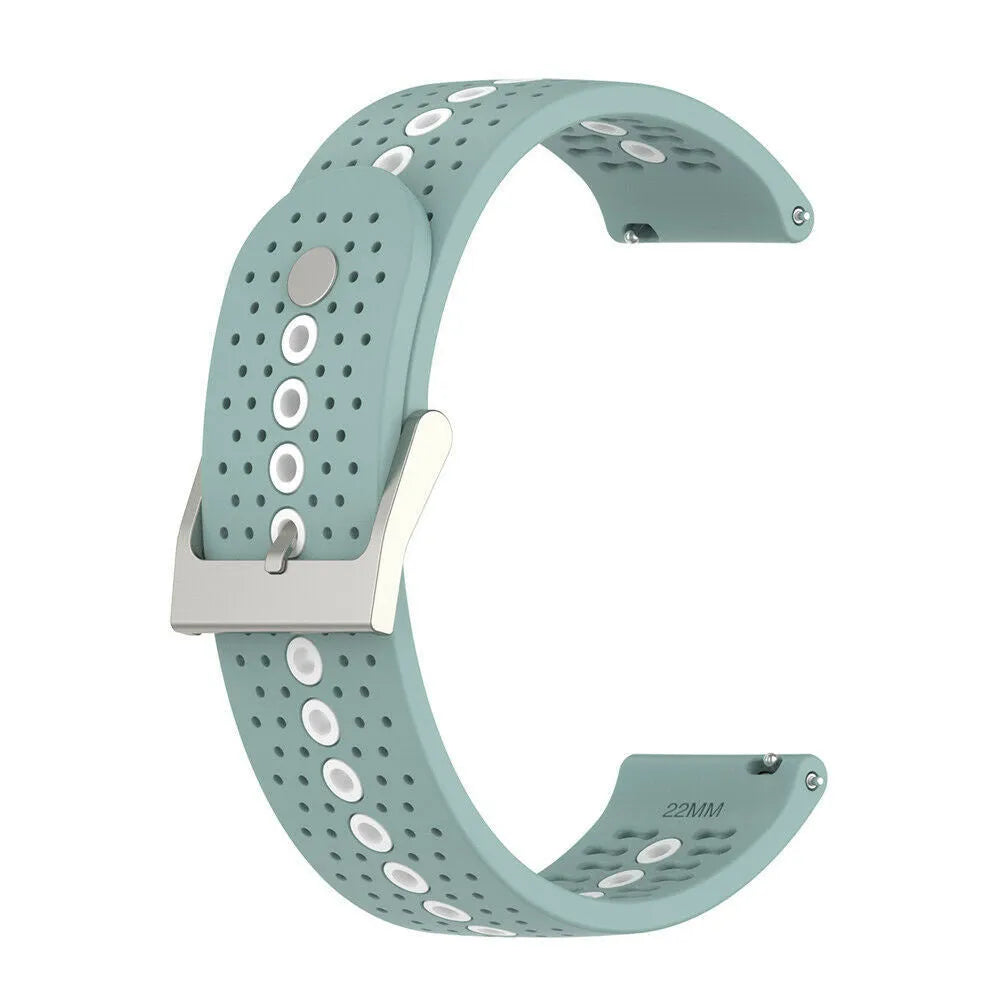 Suunto Run Silicone Strap (Green-Grey/White)