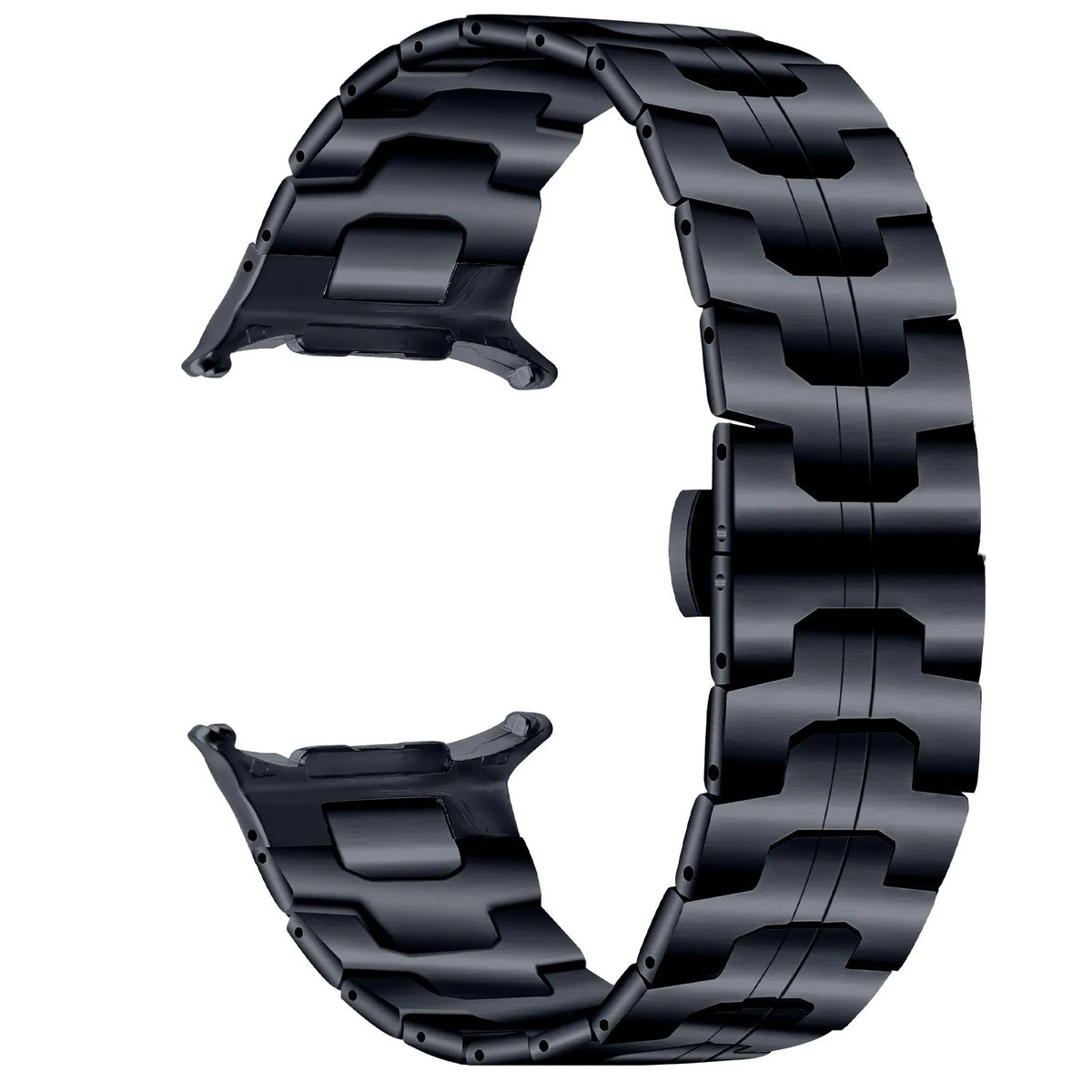Steel Iron Strap, titanium grey, without a watch, 3/4 front view