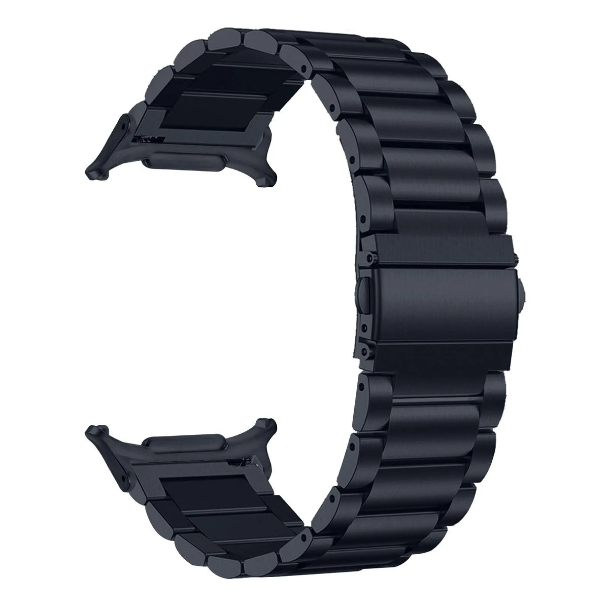 Steel Strap, titanium grey, without a watch, 3/4 front view