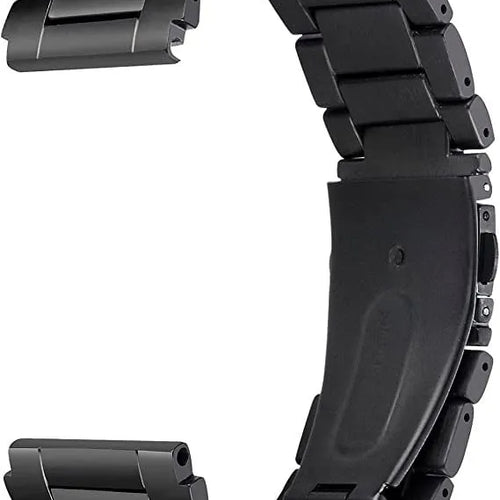 Titanium Strap, black, without a watch, 3/4 front view