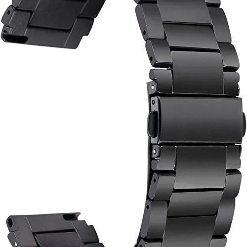 Titanium Strap, black, without a watch, 3/4 front view