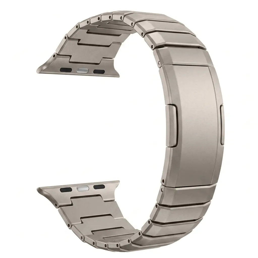 One Bead Titanium Strap, without a watch, 3/4 front view