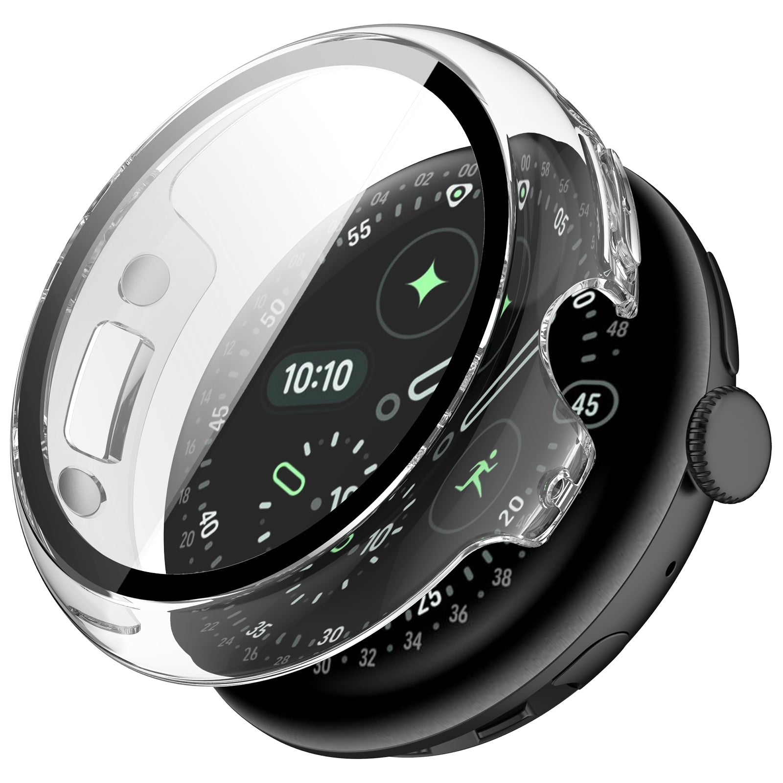 Google Pixel Watch 5 - 45mm Hard Case with Glass