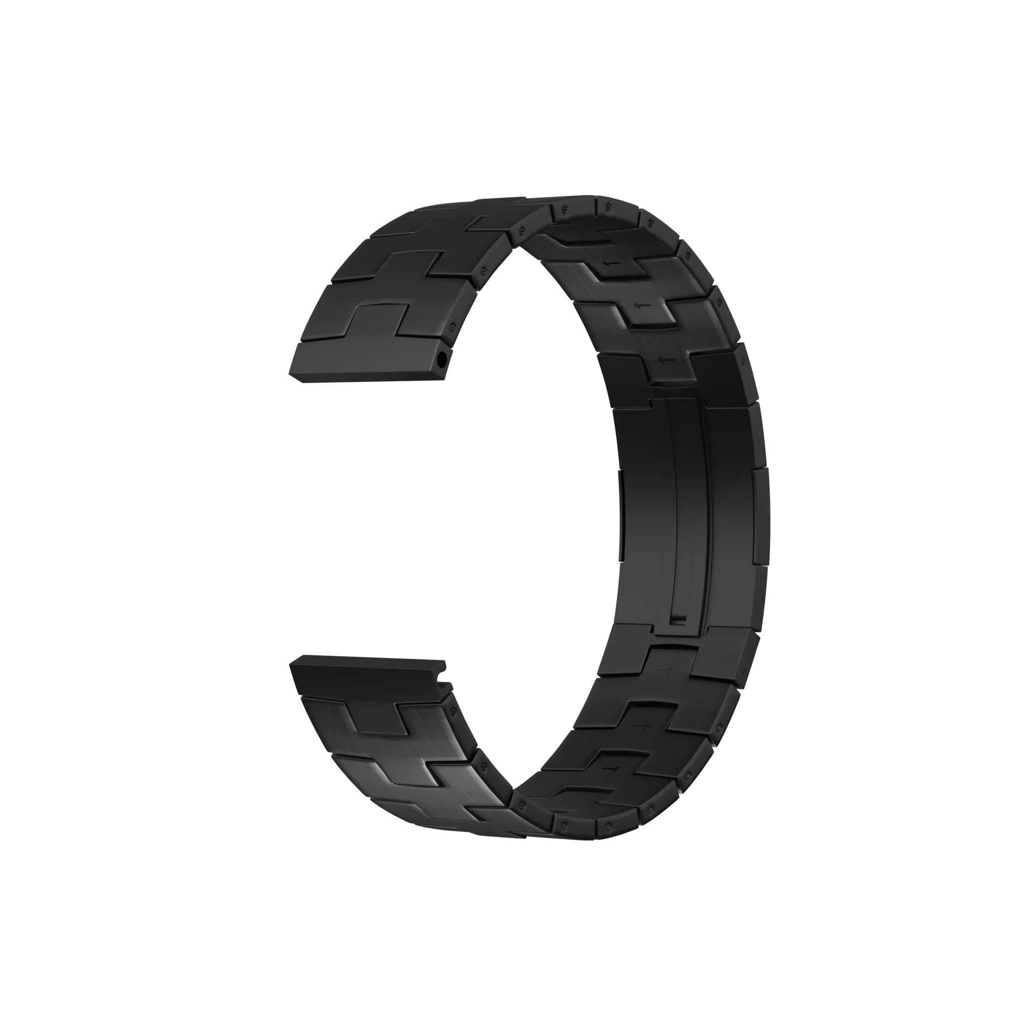 Bracelet grain de titane OnePlus Watch 3 (fermoir plat) (graphite)