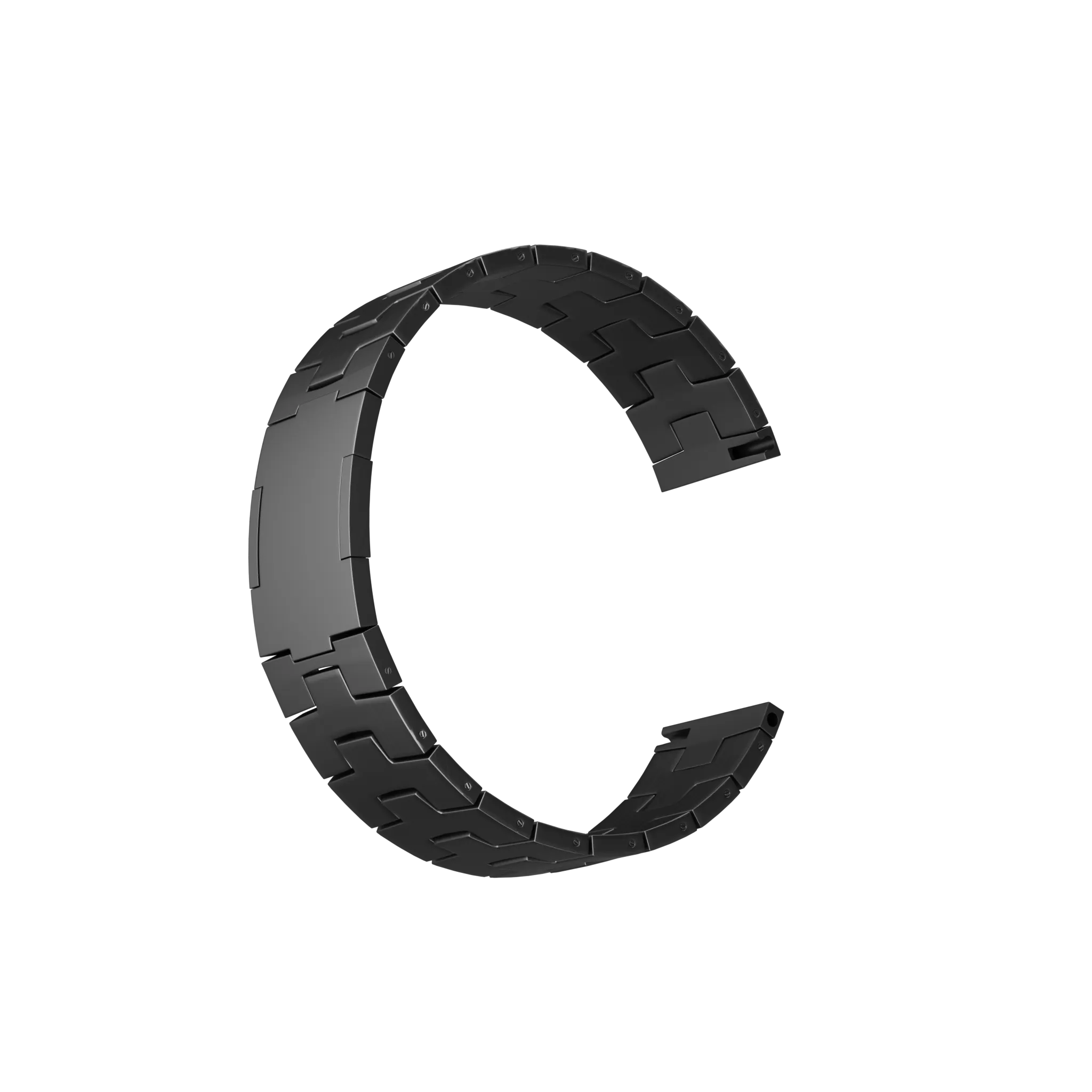 Bracelet grain de titane OnePlus Watch 3 (fermoir plat) (graphite)