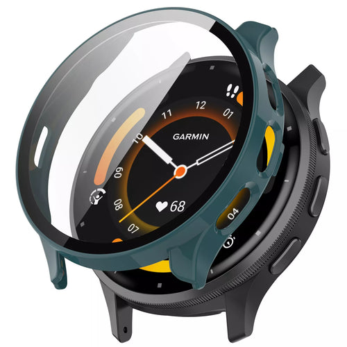 Coque rigide avec verre Garmin Venu 3 (vert)