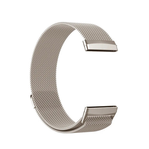 Milanese Strap, starlight, without a watch, 3/4 front view