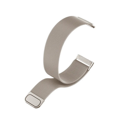 Milanese Strap, starlight, without a watch, 3/4 front view