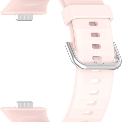 Bracelet silicone Huawei Watch Fit 4 Pro (rose clair)