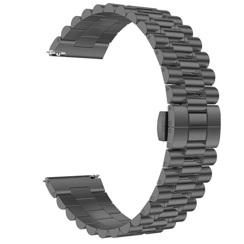 Presidential Steel Strap, black, without a watch, 3/4 front view