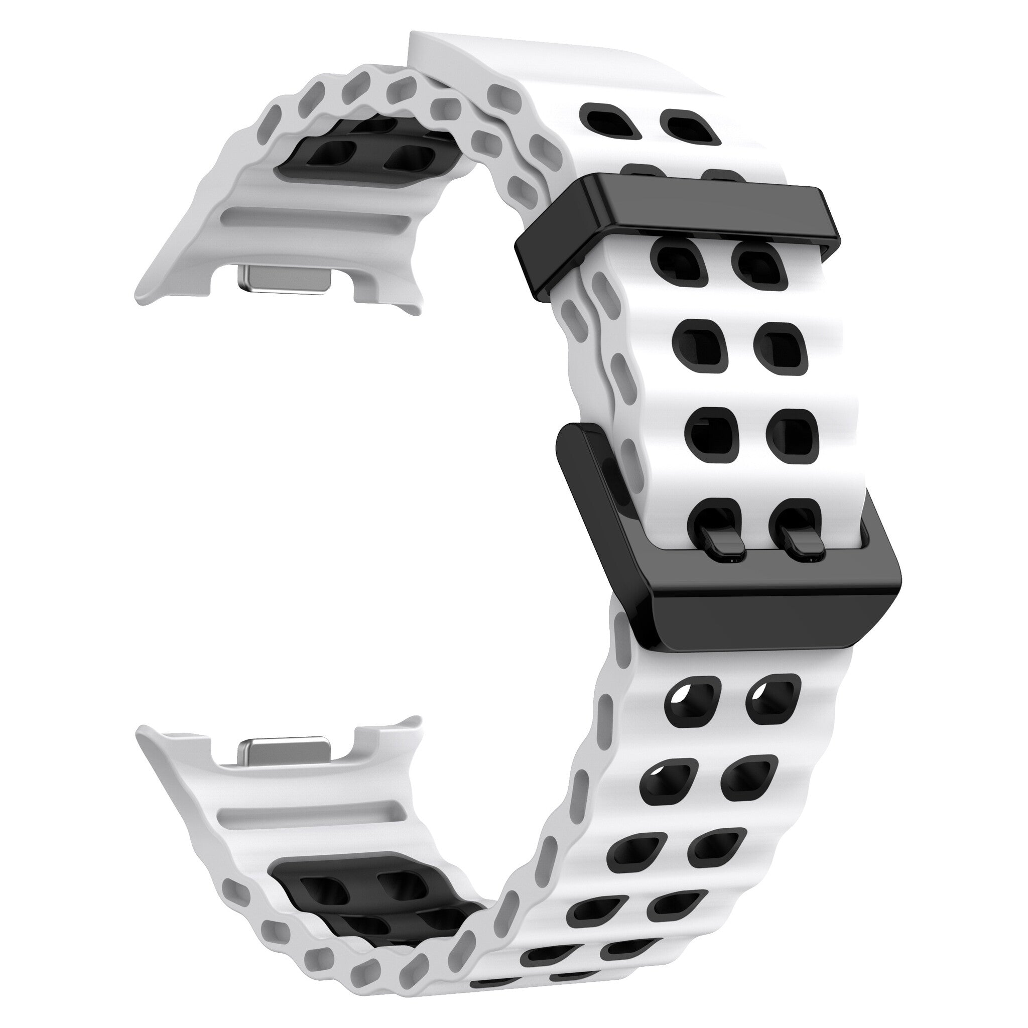 Bracelet Ocean Samsung Galaxy Watch 8 Classic (blanc/noir)