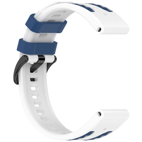 Garmin Tactix 7 Sport Grain Strap (White/Blue)