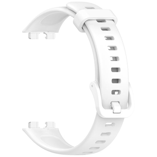 Silicone Strap, white, without a watch, 3/4 front view