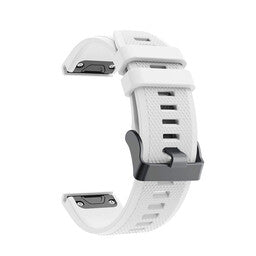 Bracelet silicone Garmin Instinct E - 45mm (blanc)