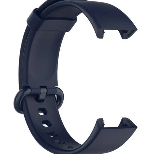 Silicone Strap, dark blue, without a watch, 3/4 front view