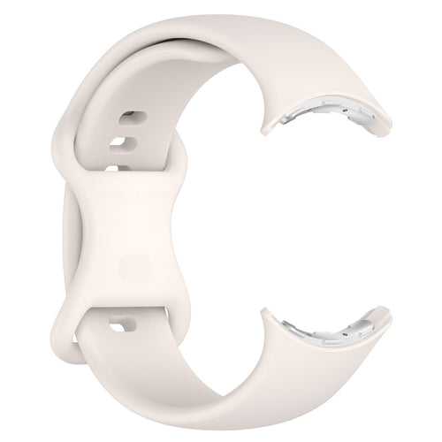 Google Pixel Watch 4 - 45mm Silicone Classic Strap (Sand White)