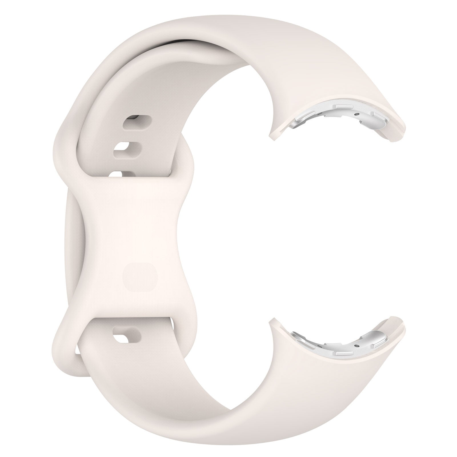 Bracelet silicone Google Pixel Watch 3 - 41mm Classic (blanc opaque)