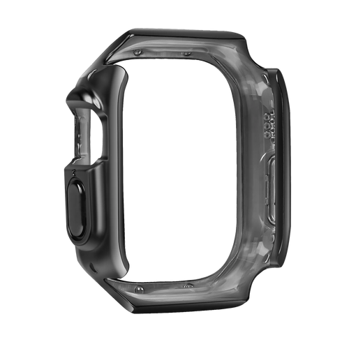 Bandz Coque TPU galvanisé Apple Watch Ultra - 49mm (noir)