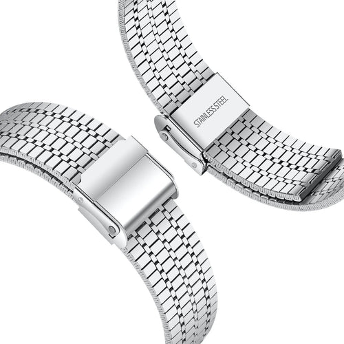 Fine Steel Strap, silver, without a watch, 3/4 rear view