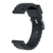 Bracelet silicone ondulé TicWatch Pro 5 Enduro (noir)