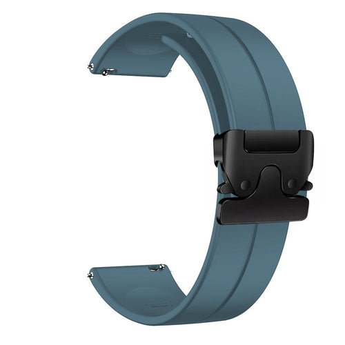 Bracelet silicone Samsung Galaxy Watch 5 - 40mm avec boucle P (grisbleu)