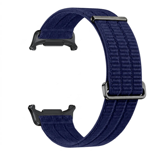 Nylon Air Strap, dark blue, without a watch, 3/4 rear view