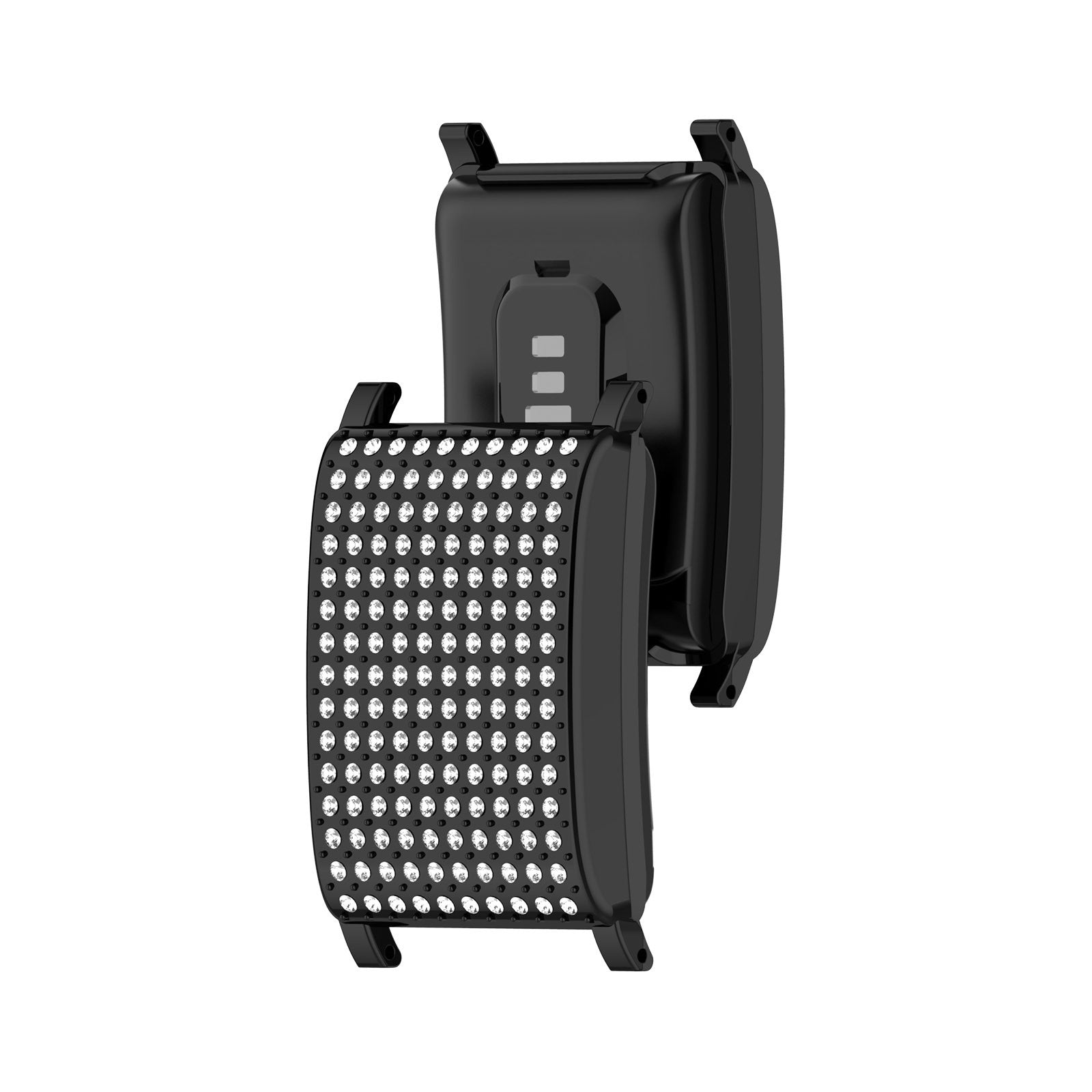 Coque résistant diamant compatible avec Whoop (noir)