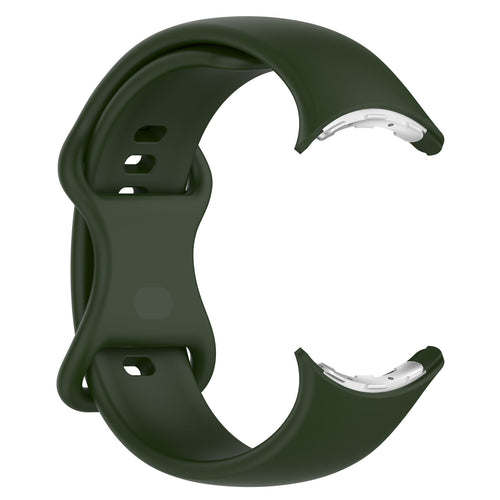 Bracelet silicone classique Google Pixel Watch 4 - 45mm (vert foncé)