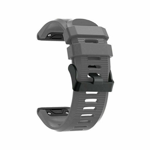 Bracelet silicone Garmin Tactix 8 - 51mm (gris)