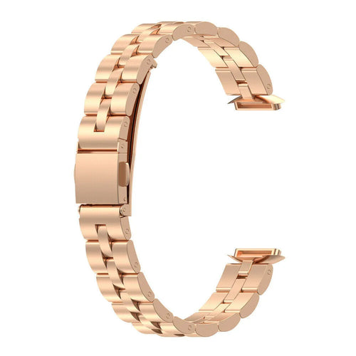 Steel Strap, rose gold, without a watch, 3/4 rear view