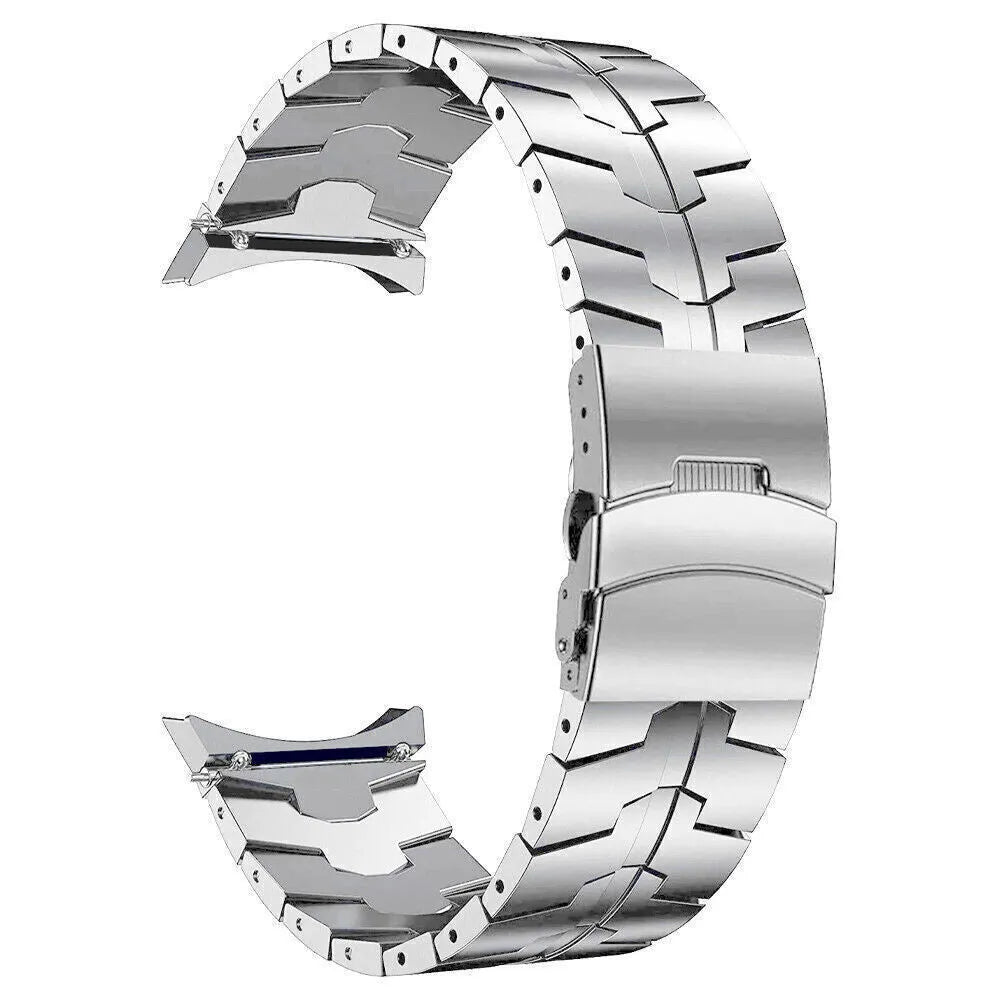 Steel Iron Strap, silver, without a watch, 3/4 rear view