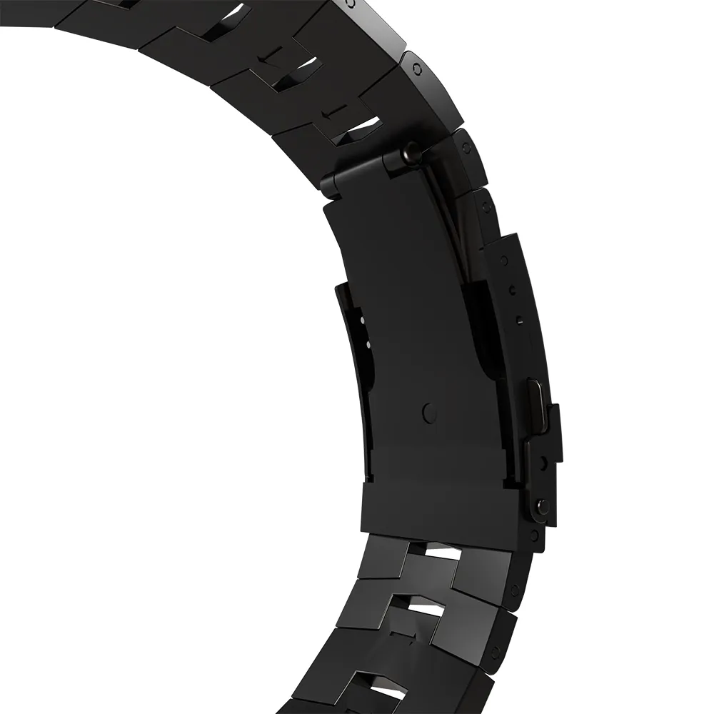 Bracelet titane grain Oppo Watch X3 (noir)