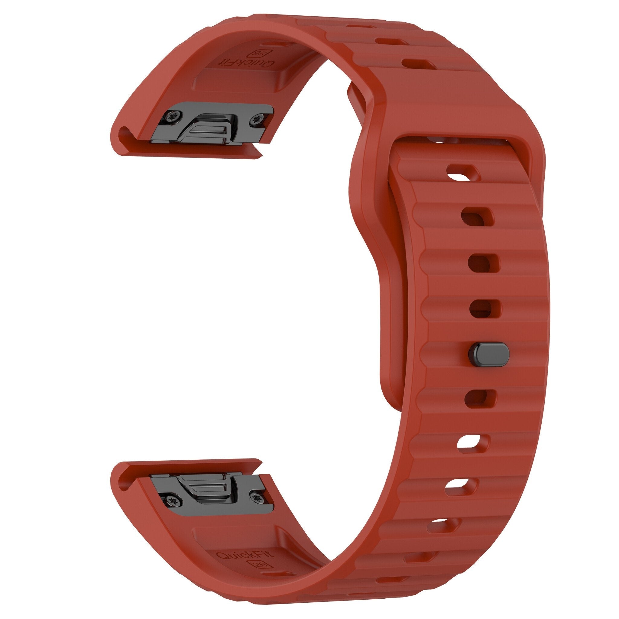 Bracelet silicone Outdoor Garmin Fenix 8 Pro - 51mm (rouge)