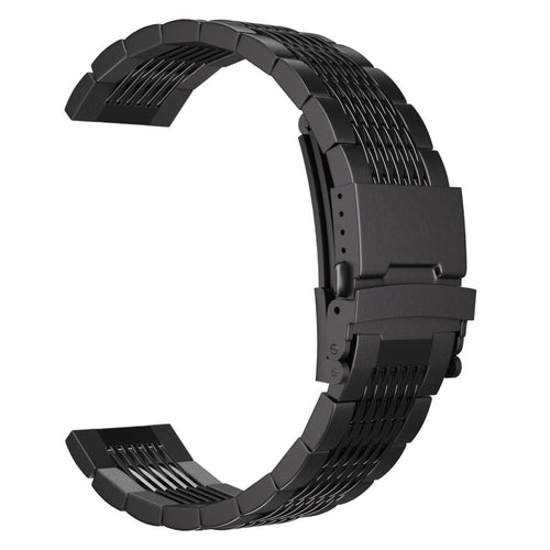 Huawei Watch 5 - 46mm Luxury Steel Link Strap (Black)