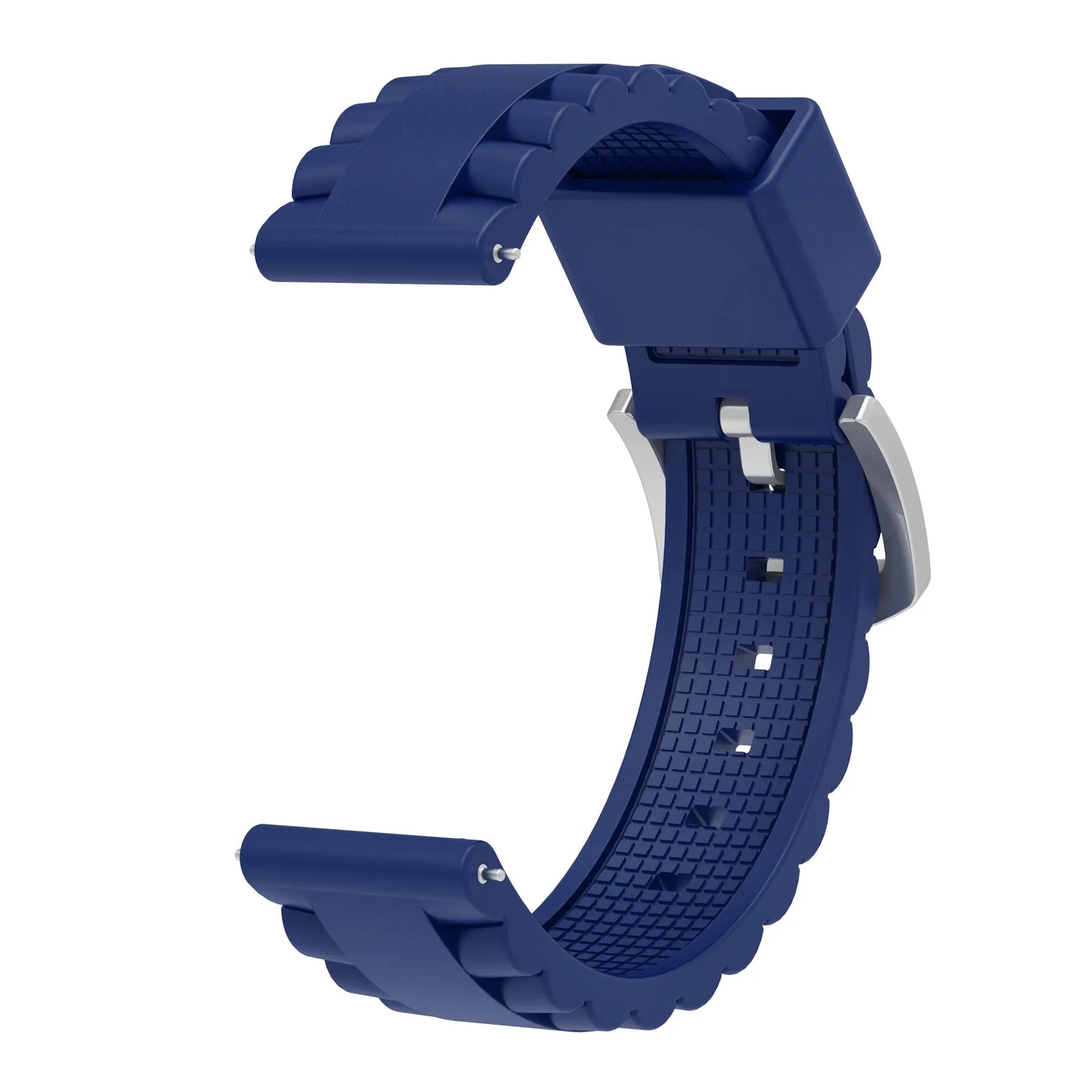 Coros Apex 4 - 46mm Wave Silicone Strap (Dark Blue)
