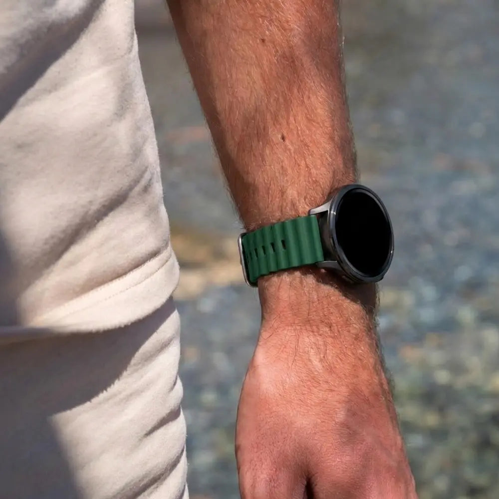 Bandz Bracelet Océan 'Classic' Garmin Vivoactive 4 (vert)