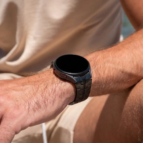Bandz Bracelet acier "Iron" Samsung Galaxy Watch 5 Pro (noir)