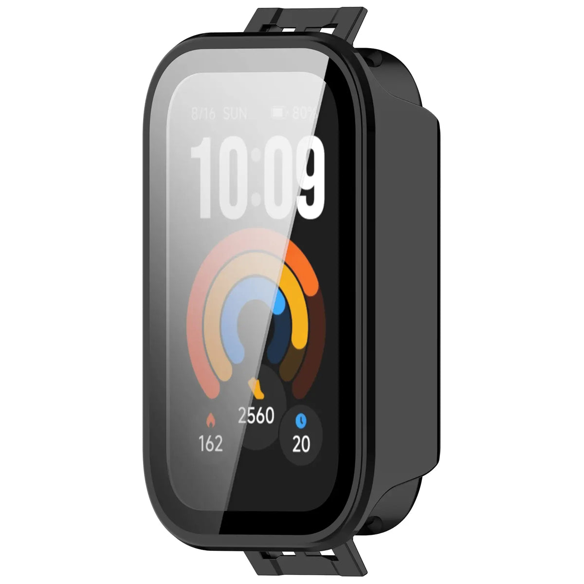 Coque PC avec verre Xiaomi Smart Band 11 Active (noir)