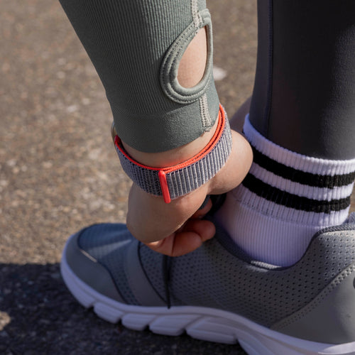 Bracelet nylon Fitbit Sense (rose et gris)