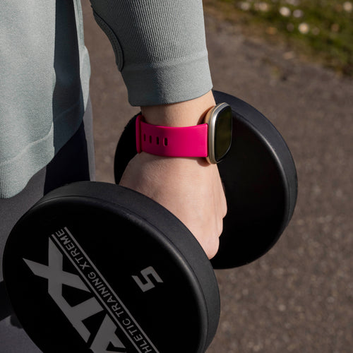 Fitbit Versa 4 Silicone Strap Classic (Bright Pink)