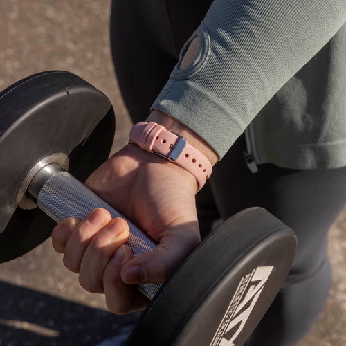 Bracelet silicone de luxe Fitbit Versa 3 (rose)