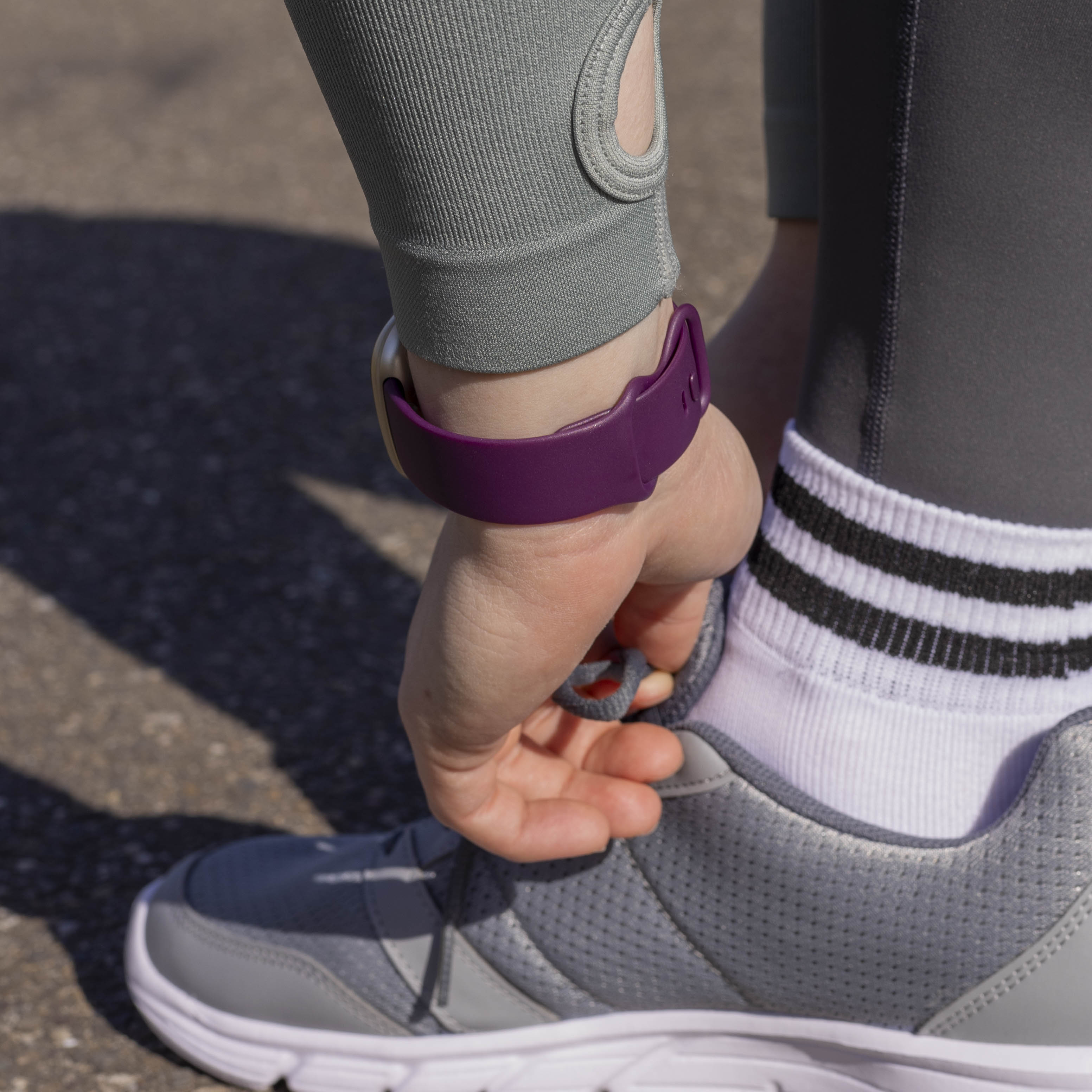 Bracelet silicone classique Fitbit Versa 3 (violet foncé)