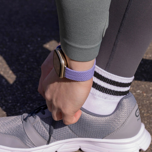 Bracelet tressé réglable Fitbit Sense (lila)